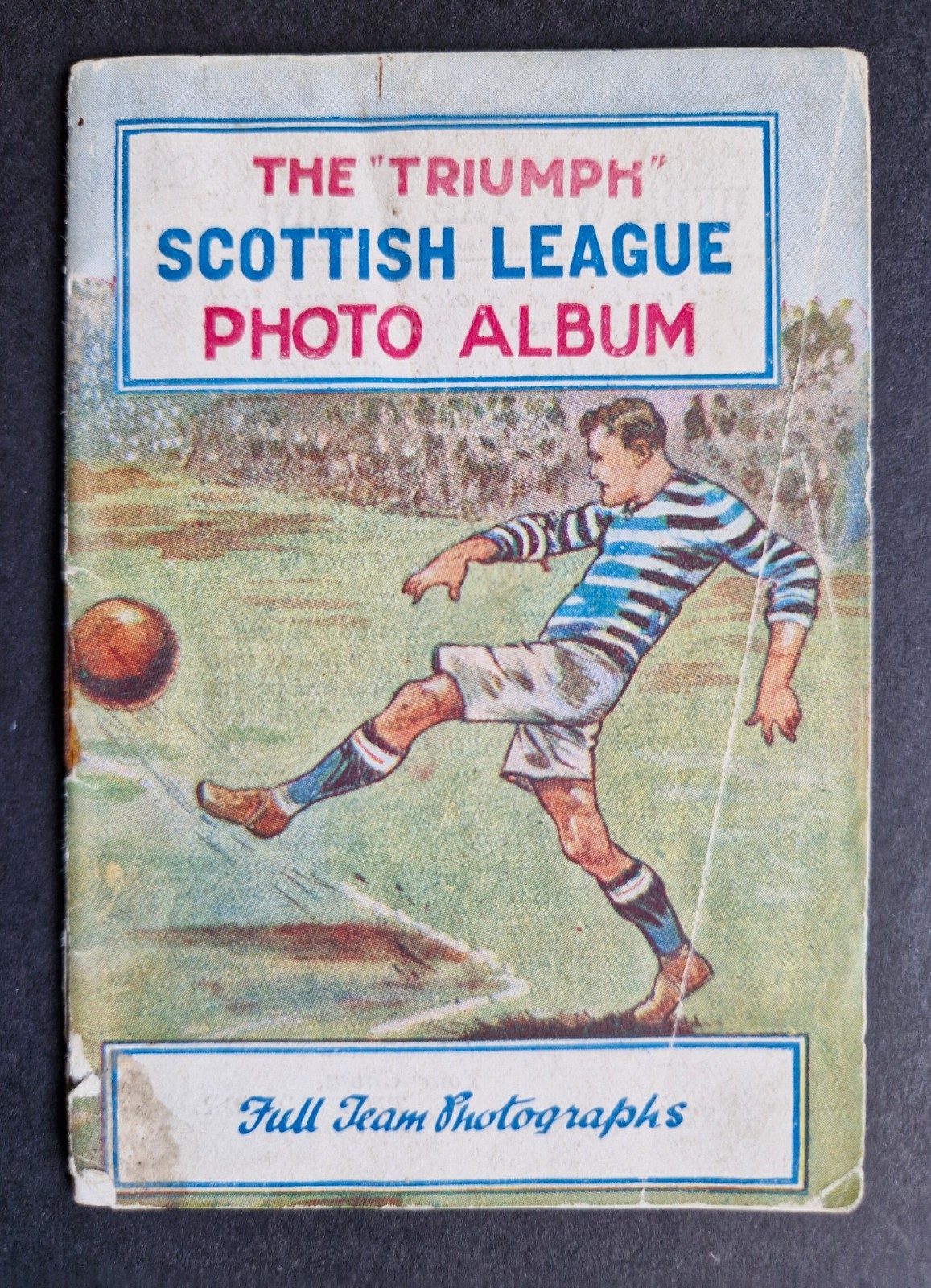 The Triumph Scottish League Photo Album 1925 Rangers Celtic Hearts Hibernian etc for sale on Ebay