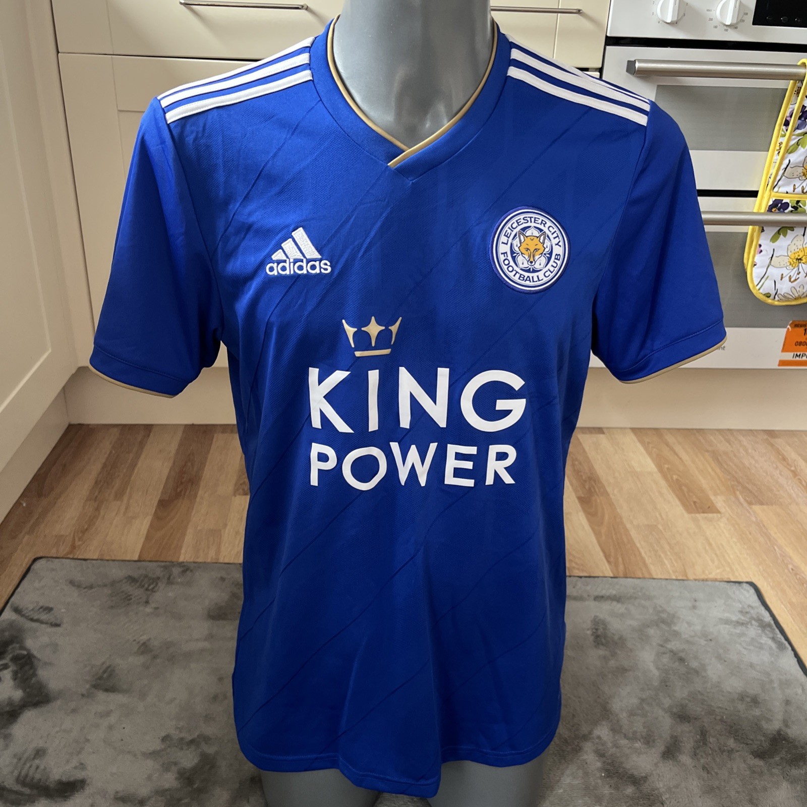 Leicester City Fc 2018/19 Home Shirt Adidas vgc size medium  for sale on Ebay