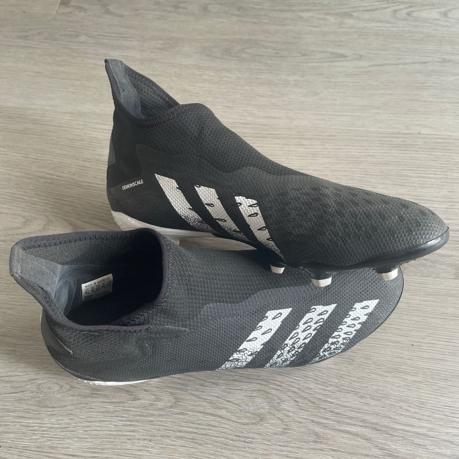 Adidas Predatar Demonscale Football Boots Size UK 10 Black for sale on Ebay