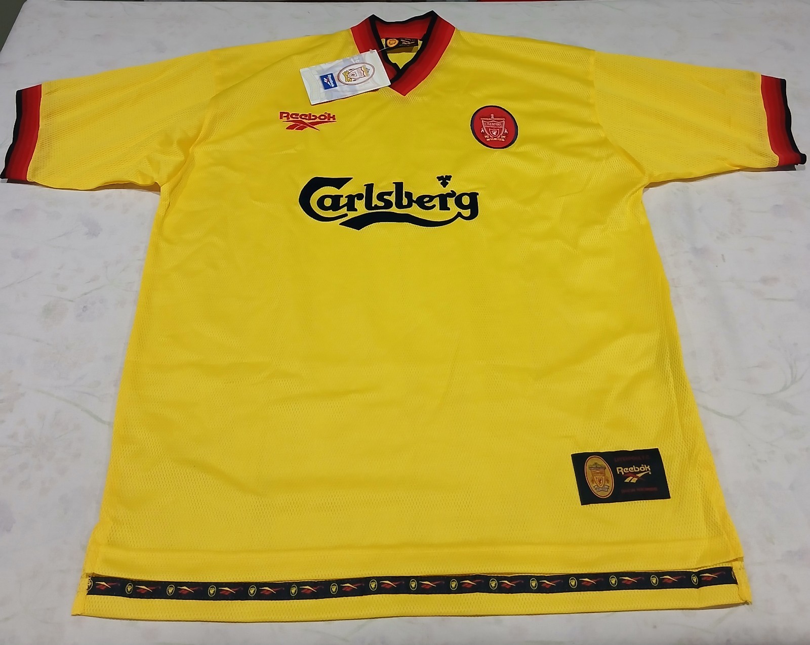 Vintage Liverpool 1997/99 Reebok Men's Size 42/44 Away Football Shirt *NEW* for sale on Ebay