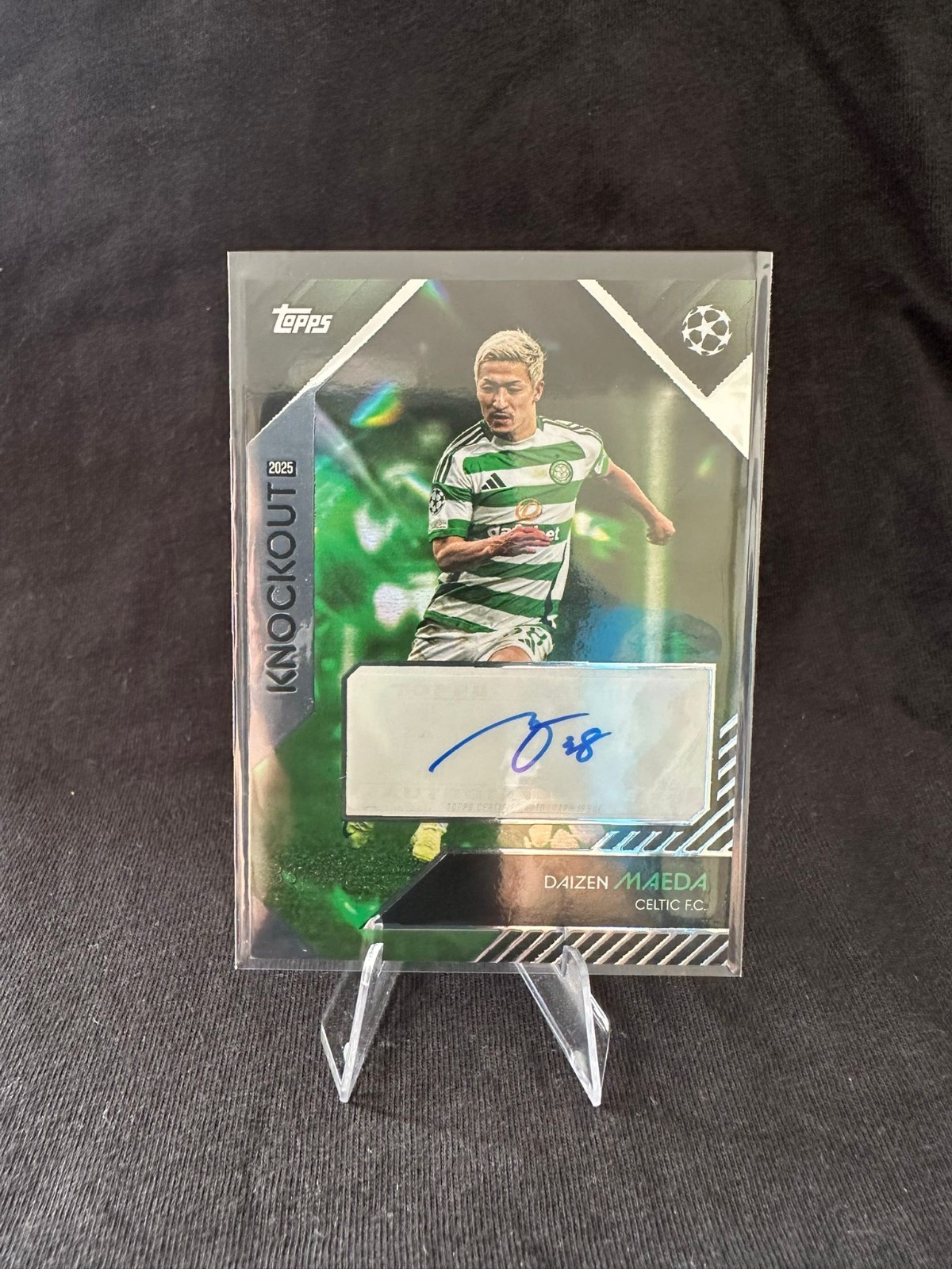2024-25 Topps Knockout UCC DAIZEN MAEDA Green Auto /99 Celtic FC for sale on Ebay