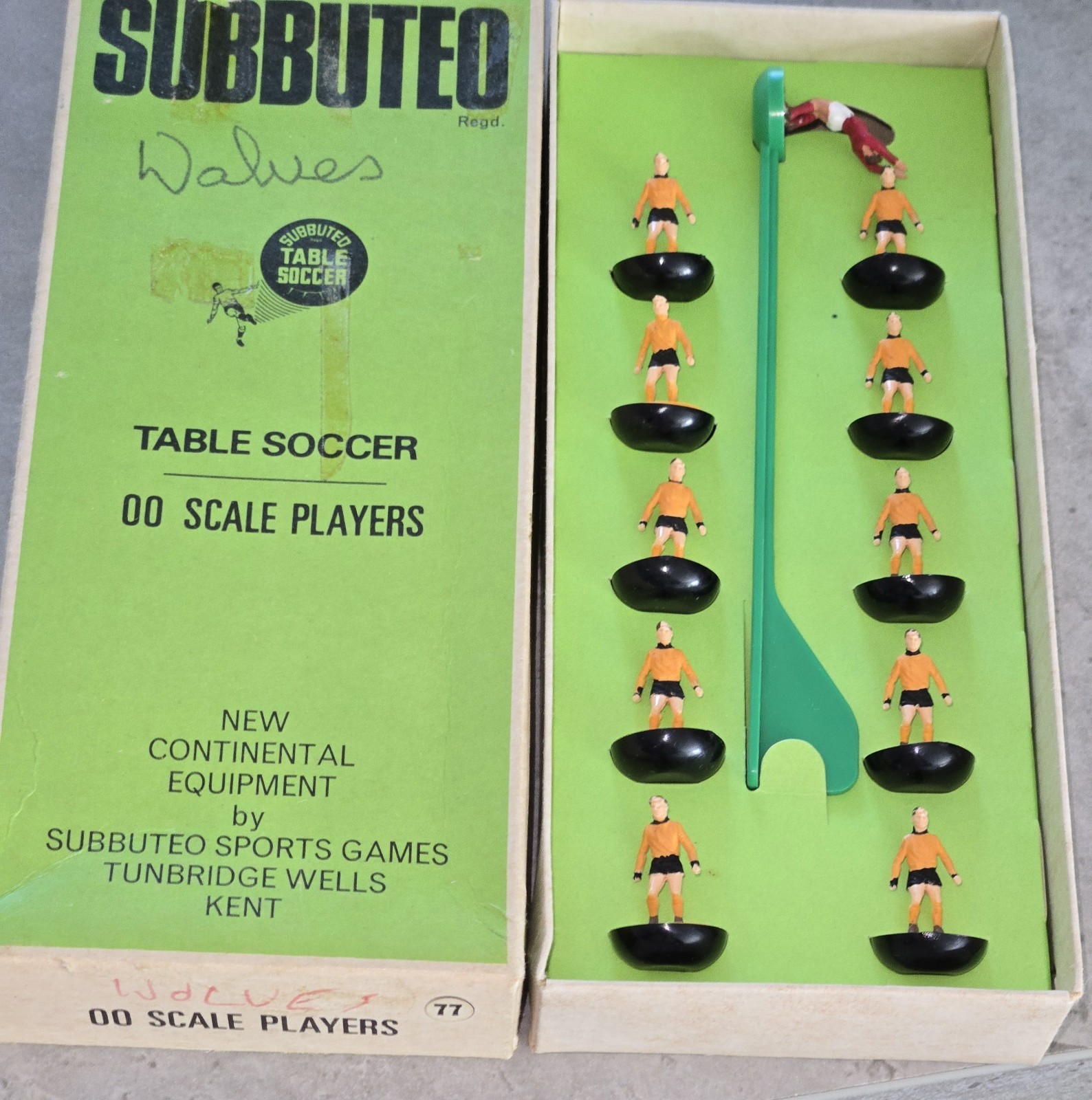 Subbuteo Wolves Ref 77 for sale on Ebay