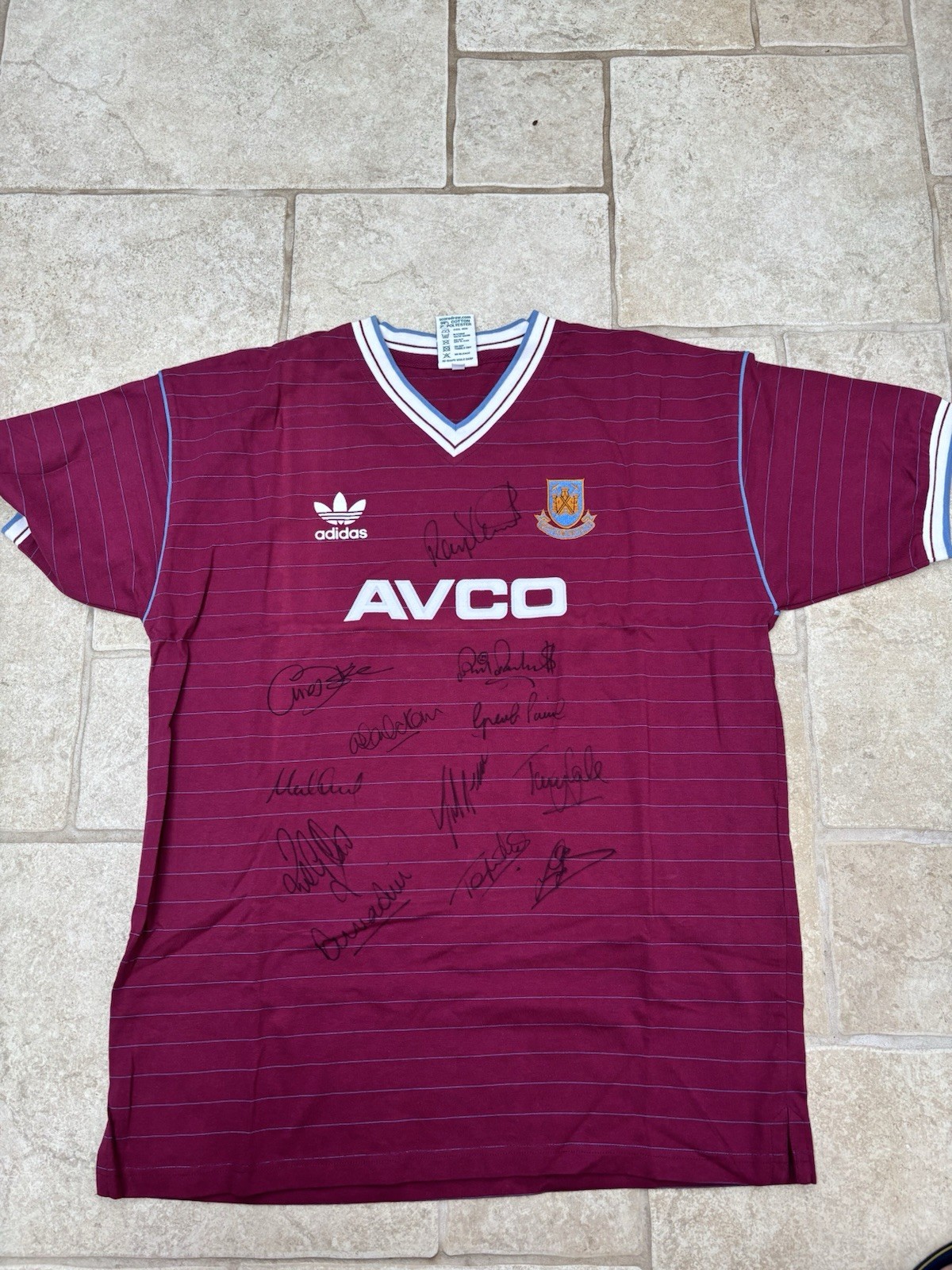 West Ham Boys Of 86 Signed Shirt for sale on Ebay
