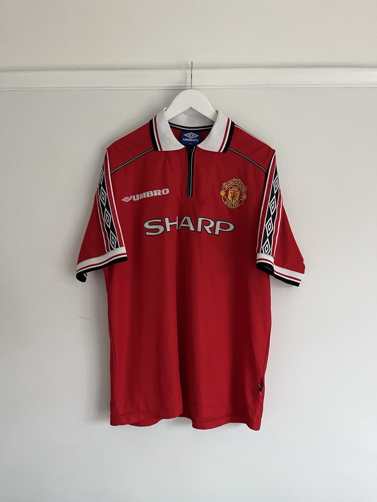Manchester United 1998/00 Home Football Shirt Men’s XL for sale on Ebay