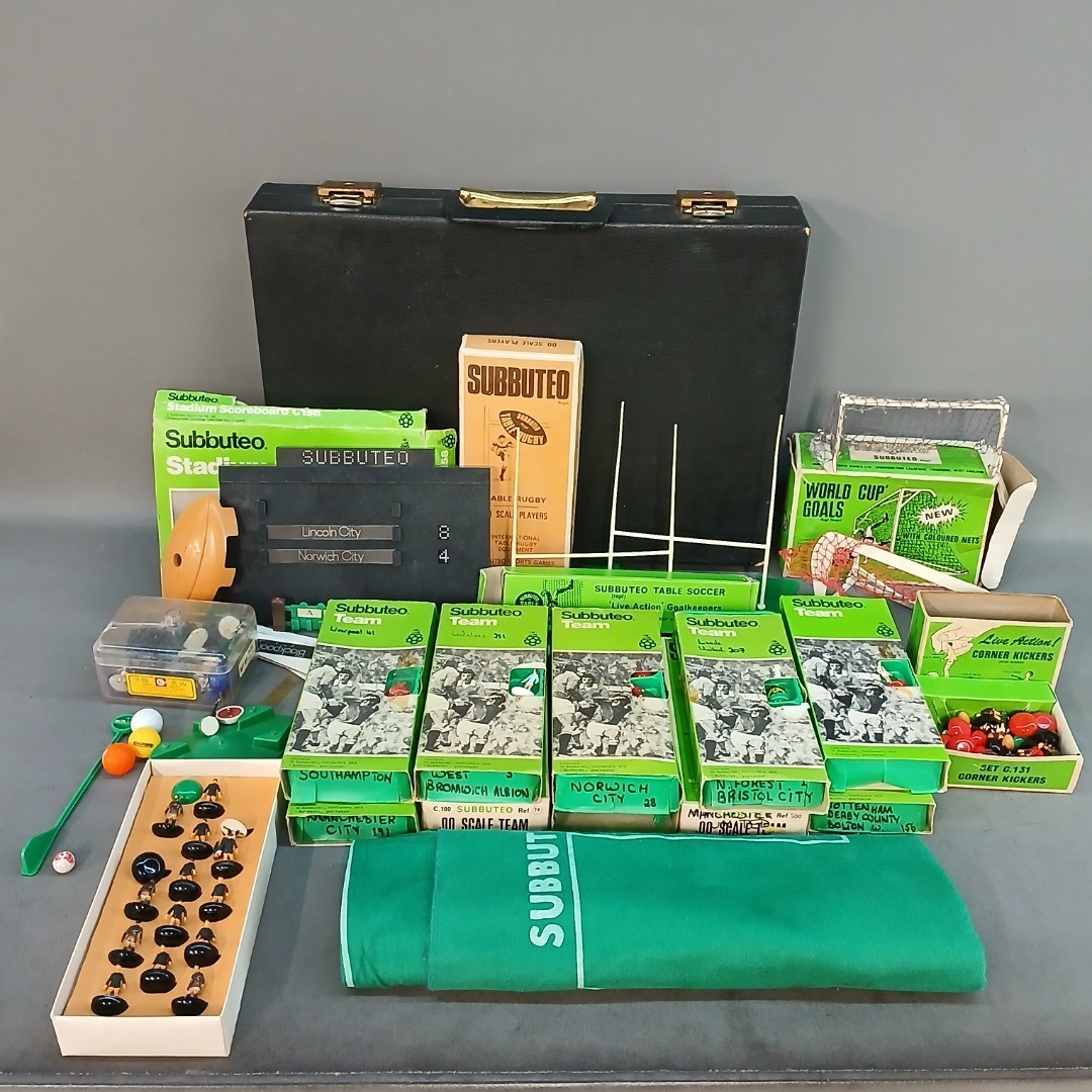 Vintage Subbuteo Bundle Job Lot Pitch Players Goals & More Collectable -CP  for sale on Ebay