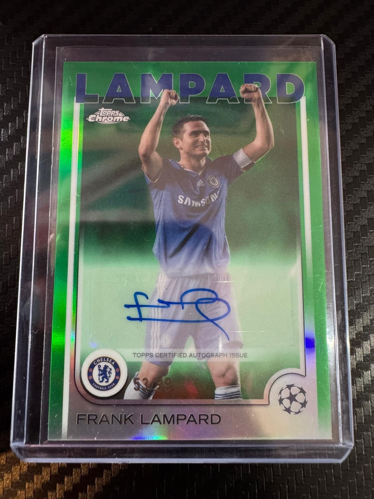 Frank Lampard Auto /99 Chelsea England Topps UCC Chrome for sale on Ebay
