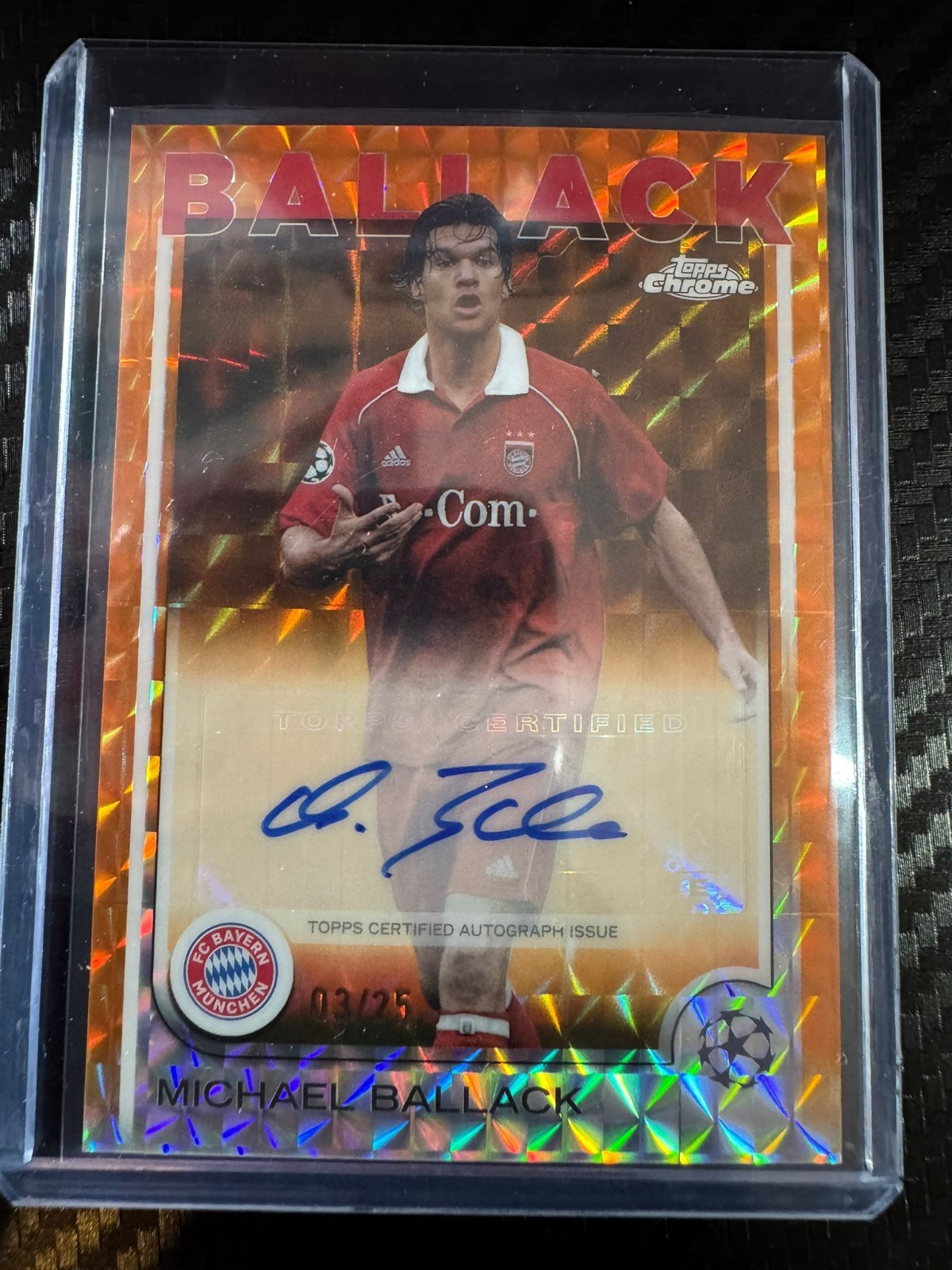 Michael Ballack /25 Auto Chelsea Bayern Munich Germany Topps UCC Chrome for sale on Ebay