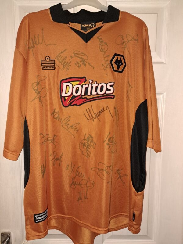 Wolves 2003/04 Home Shirt Signed By First Team for sale on Ebay