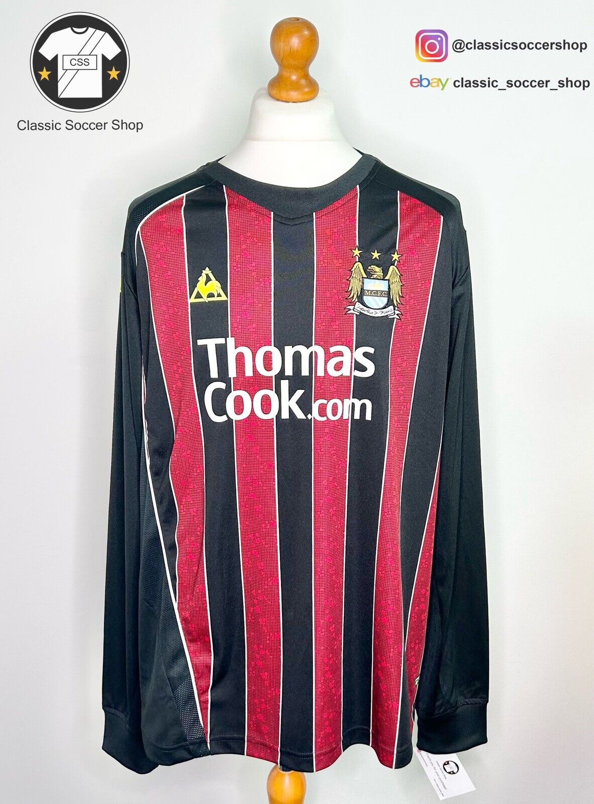 Manchester City 2008/09 Long Sleeve Away Shirt Extra Large / XL for sale on Ebay