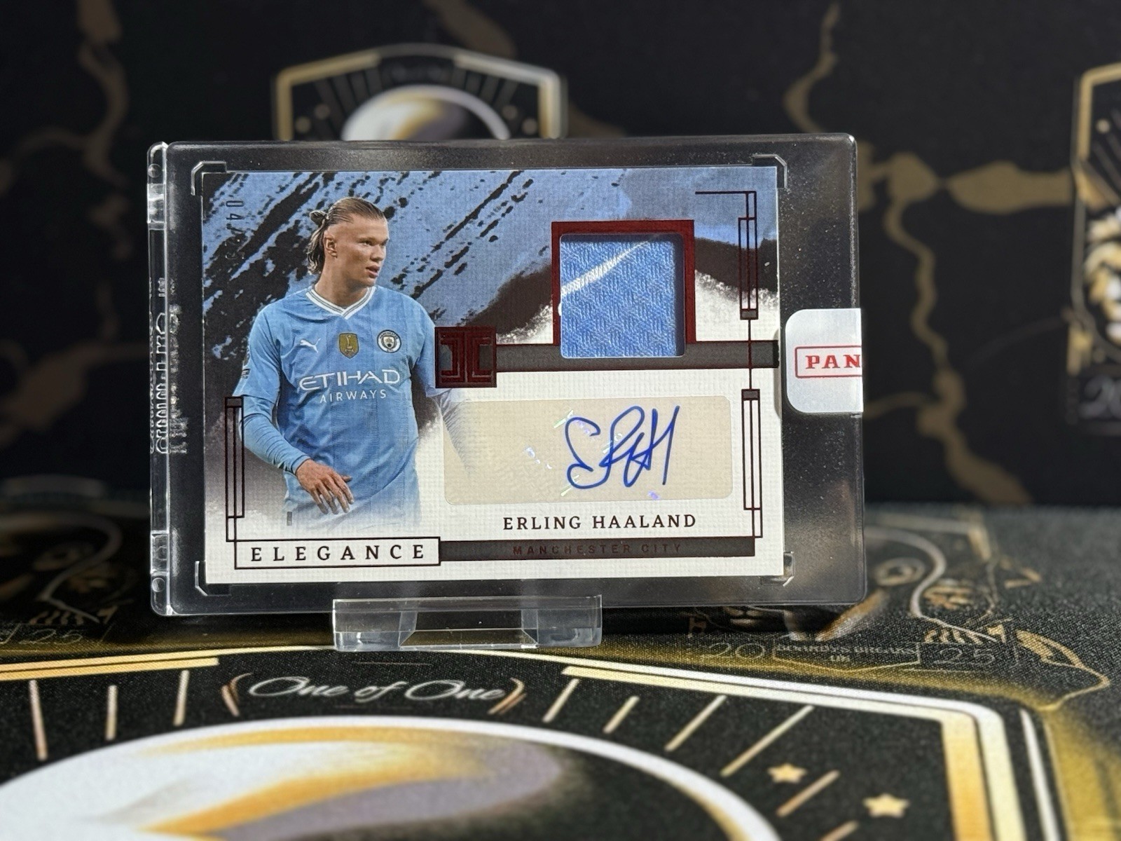 23/24 Panini Impeccable Erling Haaland Elegance Patch Auto /25 Manchester City🔥 for sale on Ebay