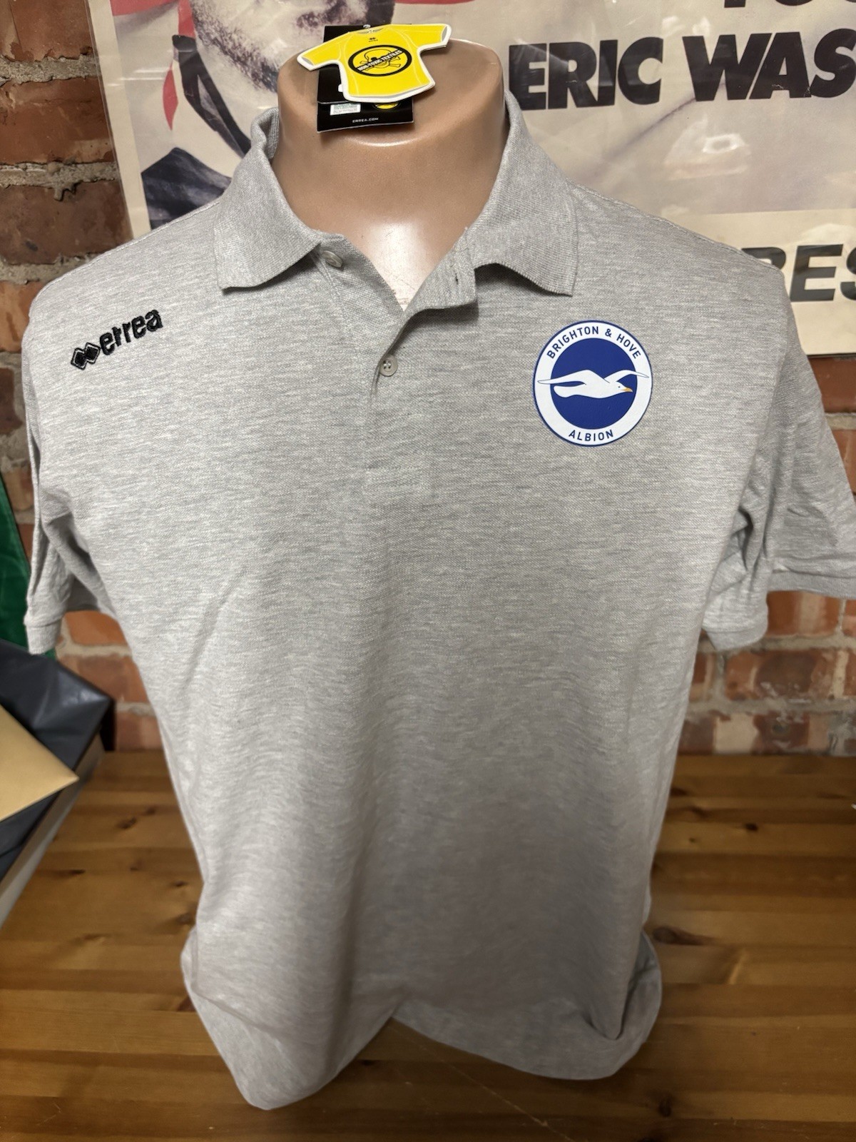 ERRA BNWT BRIGHTON & HOVE ALBION SEAGULLS FOOTBALL POLO SHIRT ADULT SIZE XL for sale on Ebay
