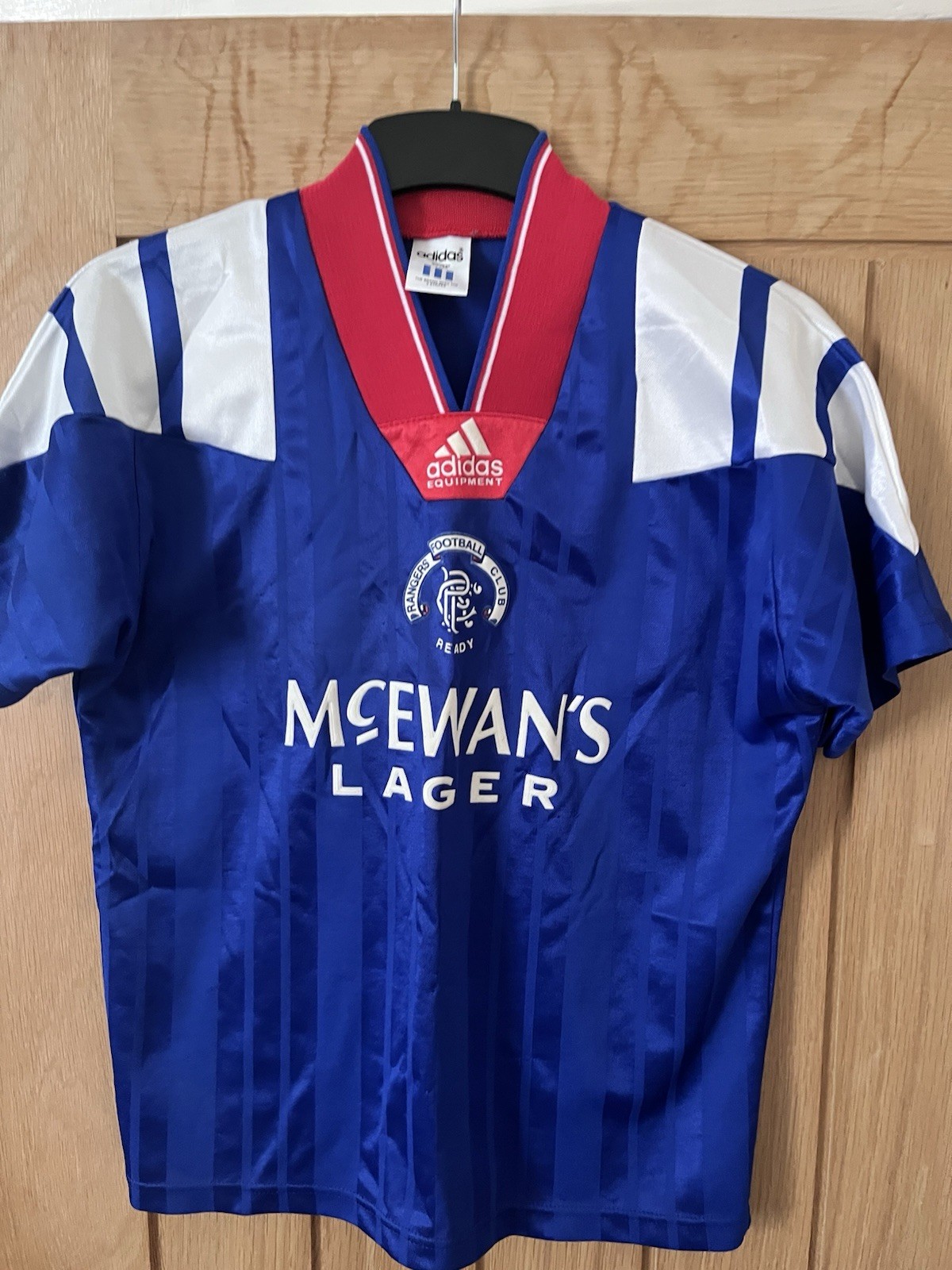 Rangers Football Club. Home Football Shirt (Mid 90s). Size 30/32 for sale on Ebay