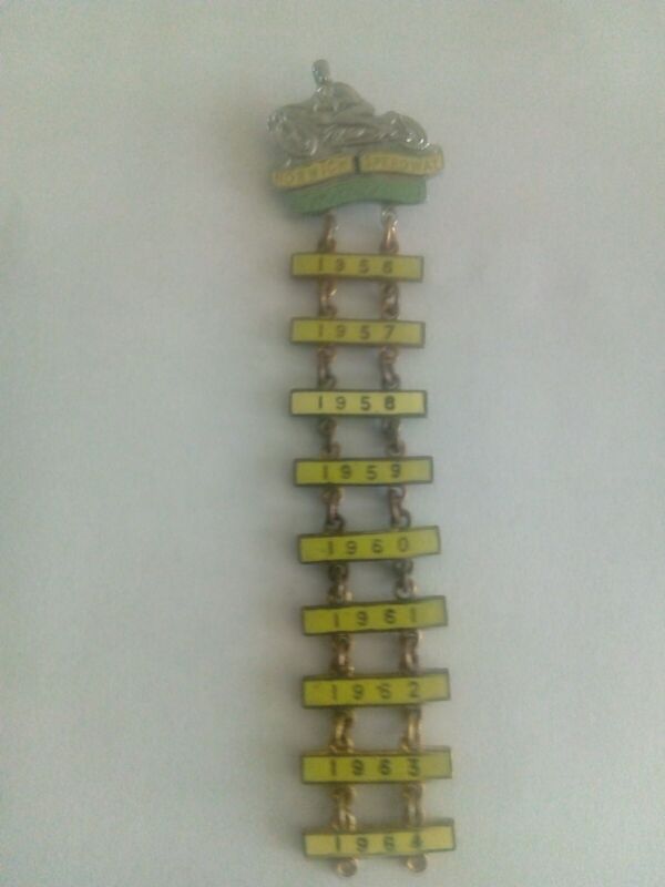 Rare 1950s Norwich Speedway Badge With 9 Year Bars. Made By Mingware for sale on Ebay