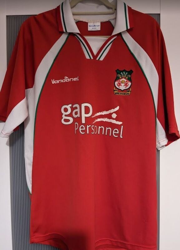 Wrexham AFC Home Shirt 2002-2003 Rare Collectors Red Vandanel for sale on Ebay