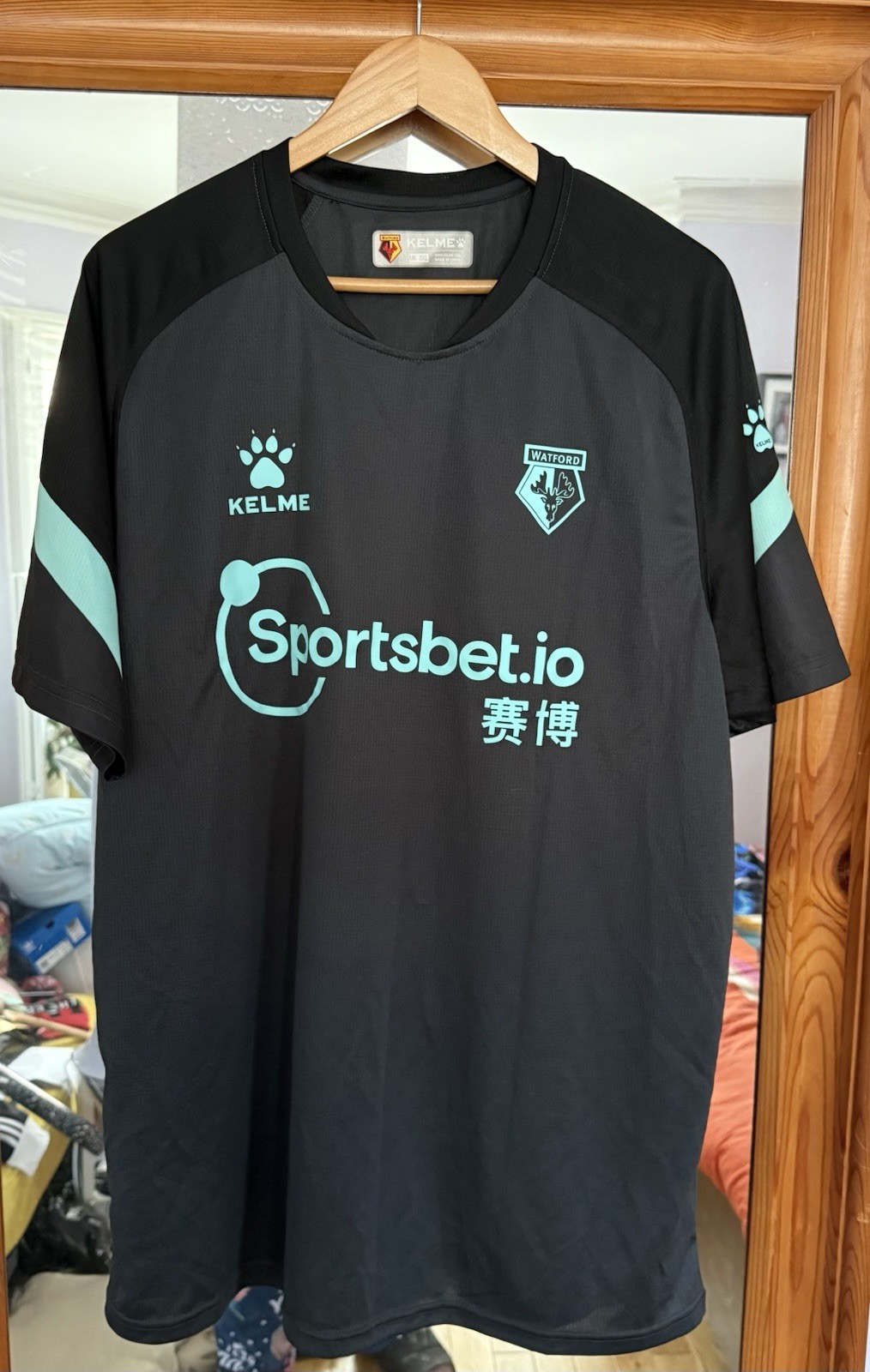 Mens Watford 2020/21 Kelme Football L/s Training top - XL Vgc for sale on Ebay