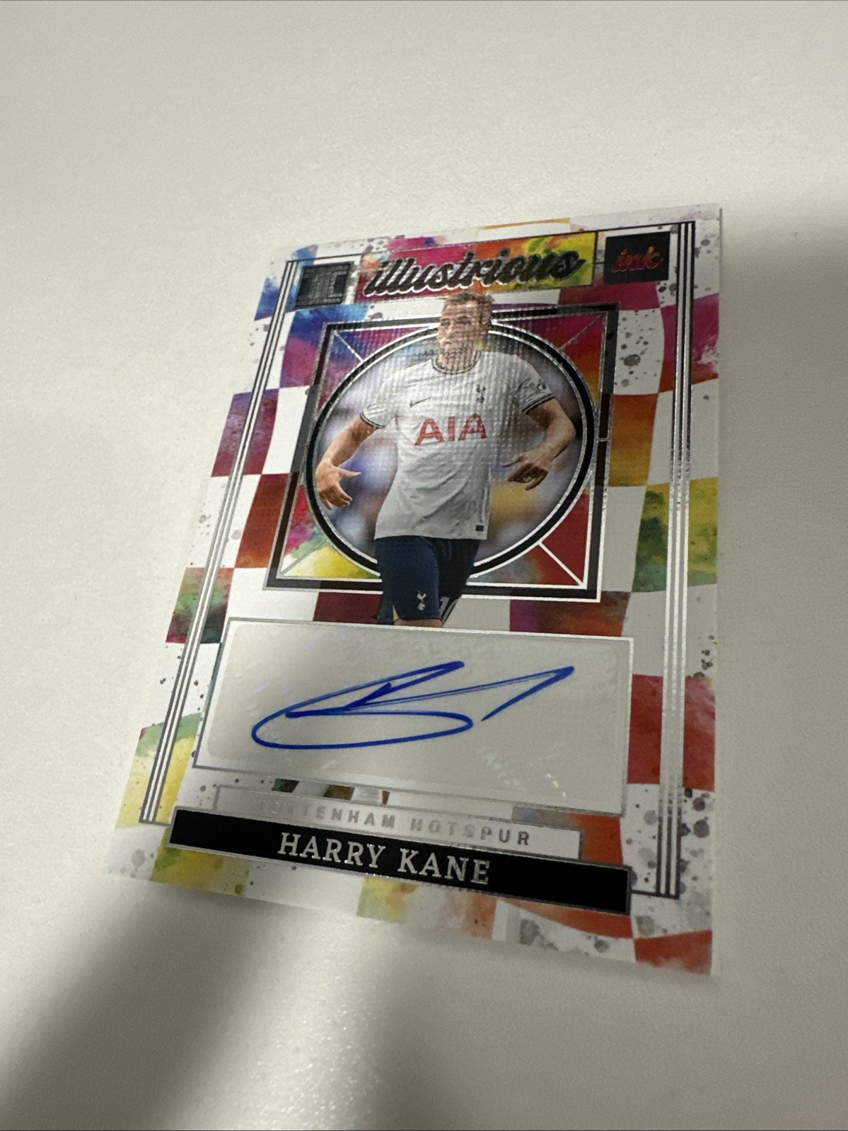 Impeccable Tottenham Illustrious Ink Harry Kane SHIRT NUMBER Auto 10/49 for sale on Ebay