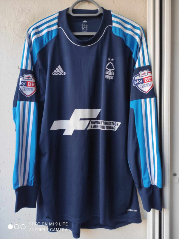 Nottingham Forest #29 De Vries L/S Goalkeeper match worn shirt  jersey 2013 - 14 for sale on Ebay
