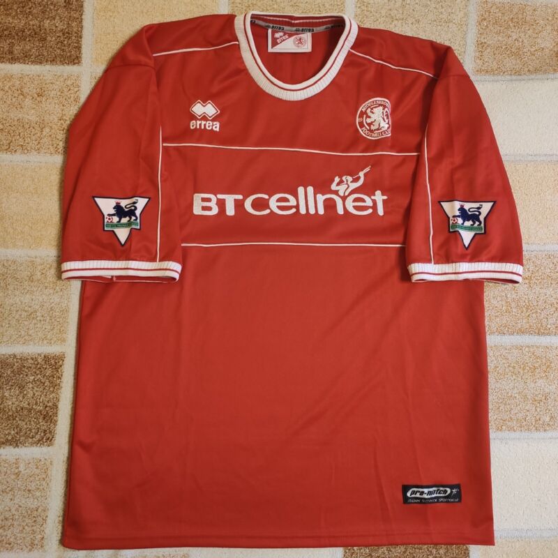 Middlesbrough 2001-2002 Home Shirt Match worn / issue (?) #8 - Szilard Nemeth for sale on Ebay