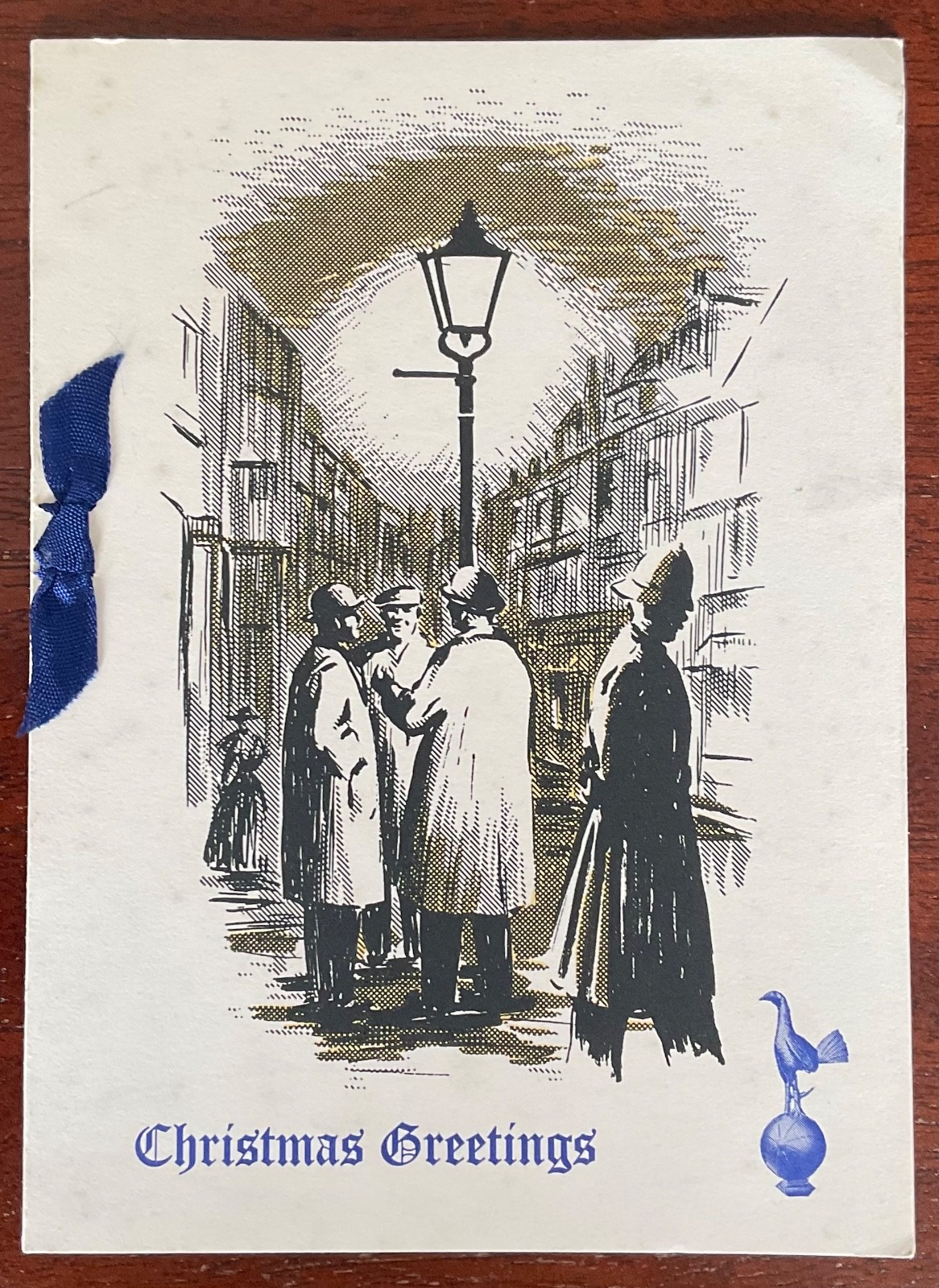 Vintage original Tottenham Hotspur Christmas card 1959 for sale on Ebay