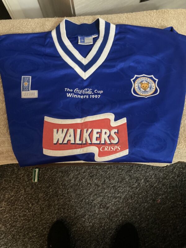 1997 Leicester City Shirt Coca Cup Winners ( LARGE) VGC for sale on Ebay