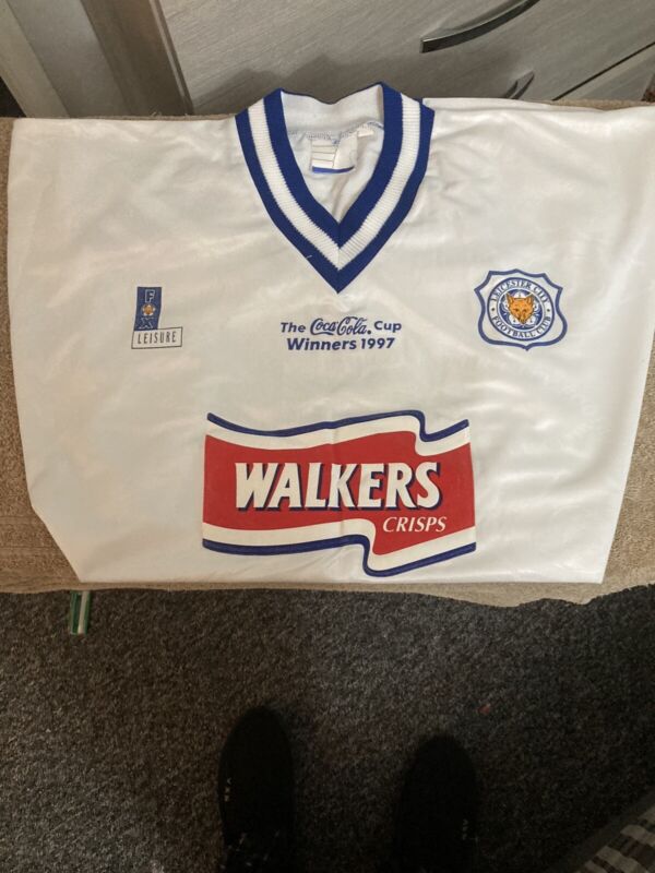 1997 Leicester City Shirt Coca Cup Winners ( XL) for sale on Ebay