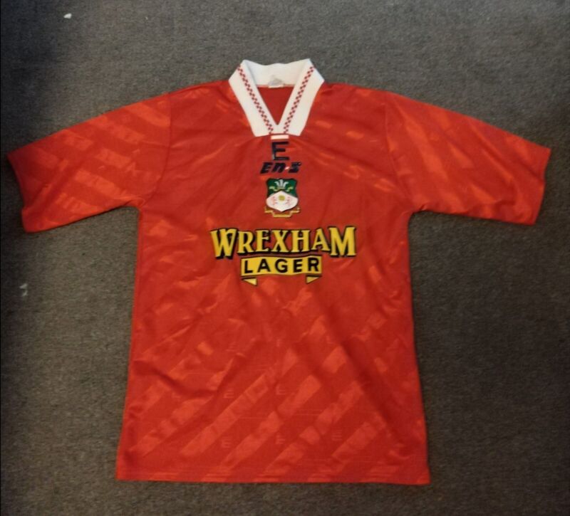 Wrexham AFC 1993-94 Rare  Home Football Shirt Size 34-36 for sale on Ebay