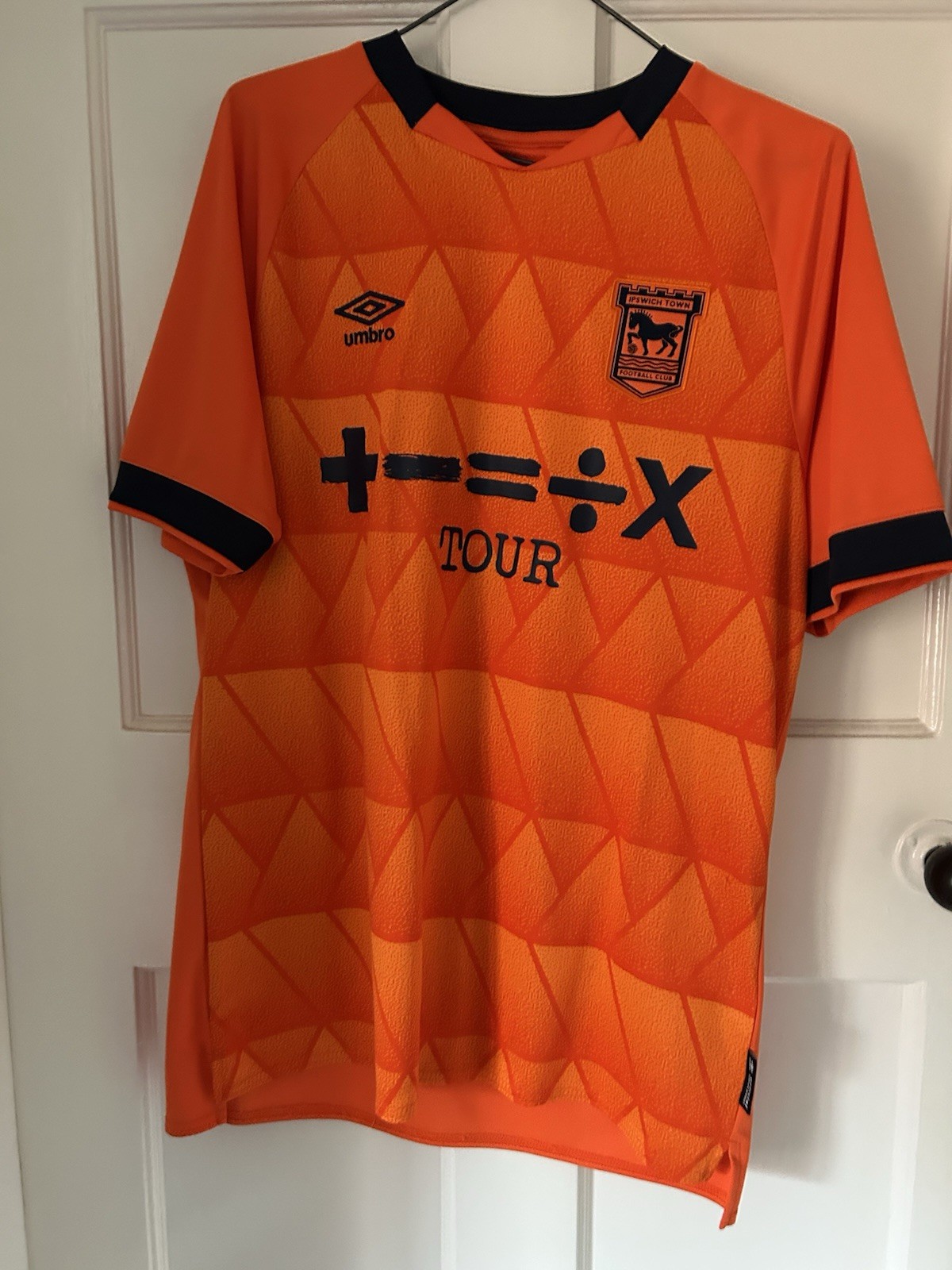 Official Ipswich Town 2023/24 Men’s Orange Away shirt Large  for sale on Ebay