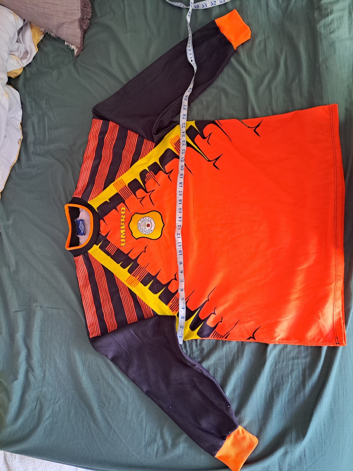 Manchester City 1996-1997 GK Top for sale on Ebay