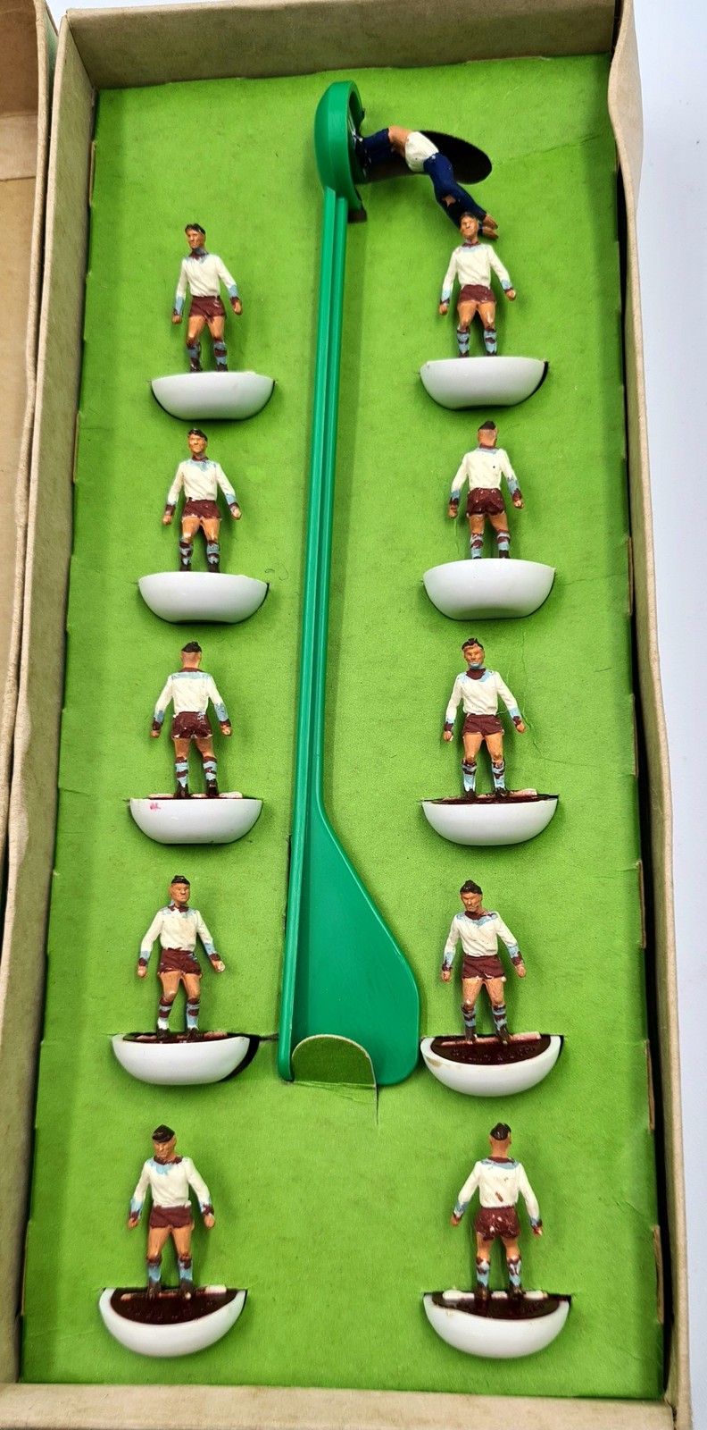 Subbuteo Table Soccer OO Scale Burnley Players Set with Box - #1003 for sale on Ebay