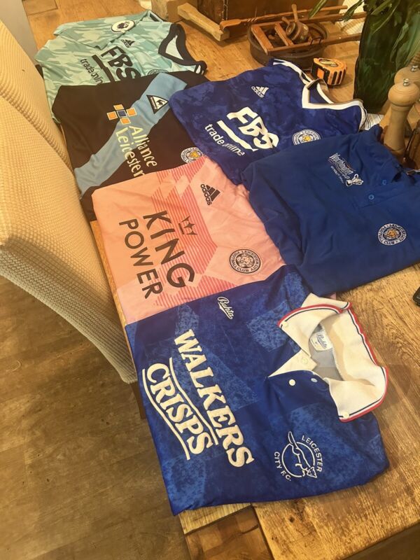leicester city football shirts for sale on Ebay
