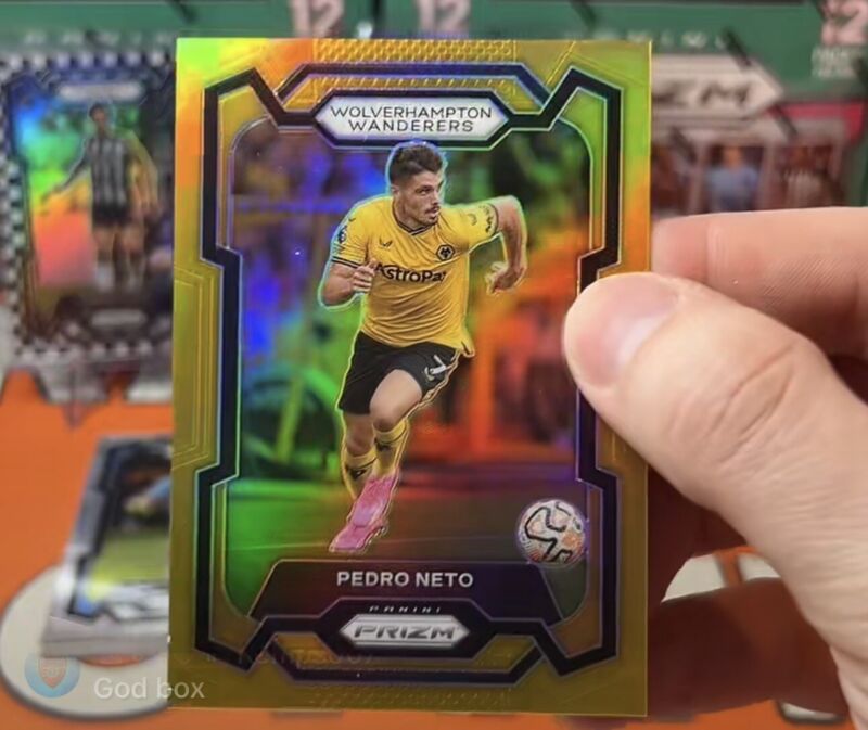 Pedro Neto Panini Prizm EPL 23-24 Wolves GOLD 01/10 for sale on Ebay