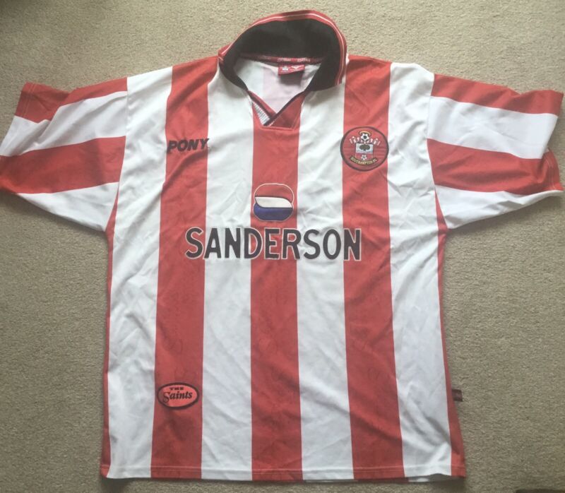 southampton football shirt 1997-99 Home XL for sale on Ebay