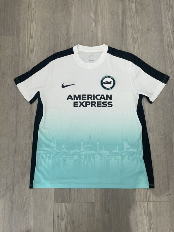 Official Brighton and Hove Albion 23/24 Europa League Shirt - Large for sale on Ebay