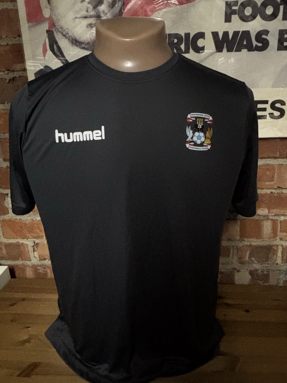 HUMMEL COVENTRY CITY TRAINING FOOTBALL SHIRT ADULT SIZE LARGE for sale on Ebay