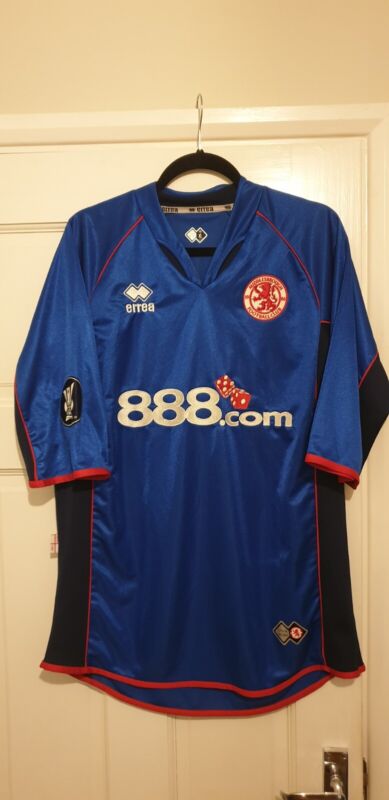Middlesbrough Match Issue UEFA Cup Shirt 2005/06. Stuart Parnaby. Excellent  XL for sale on Ebay