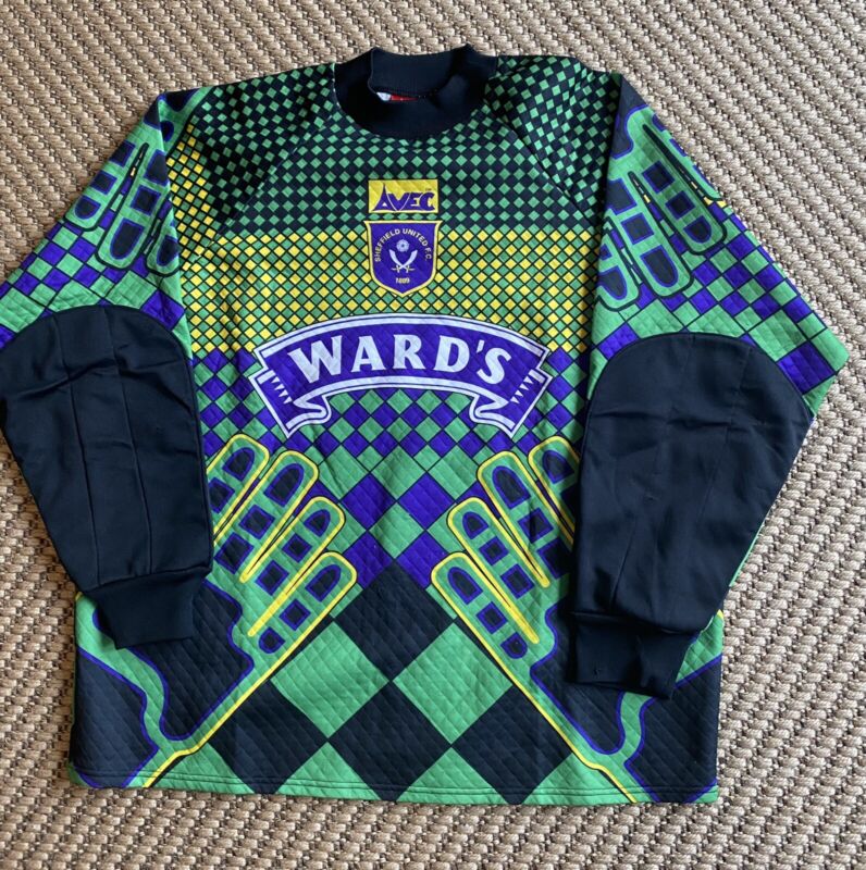 SHEFFIELD UNITED GOAL KEEPERS SHIRT - 1996-97 - Sz 42-44” for sale on Ebay
