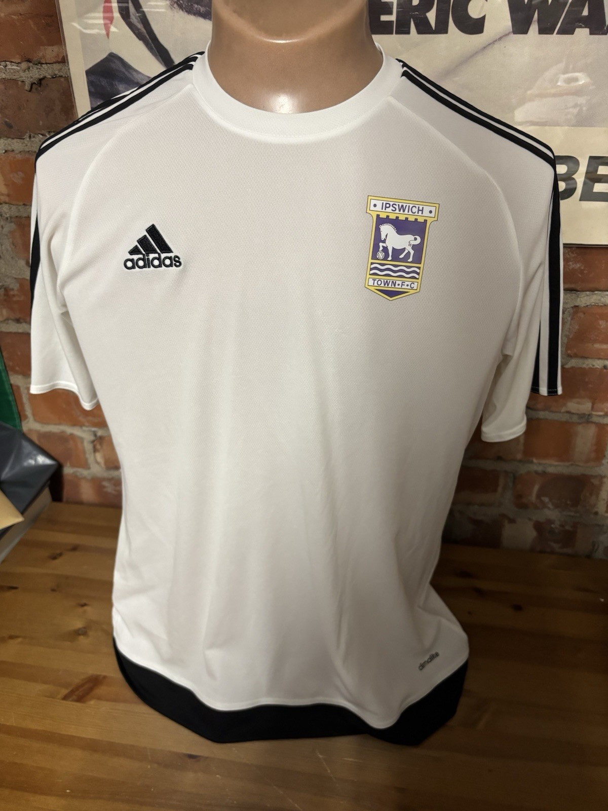 ADIDAS IPSWICH TOWN TRAINING  FOOTBALL SHIRT ADULT SIZE LARGE for sale on Ebay