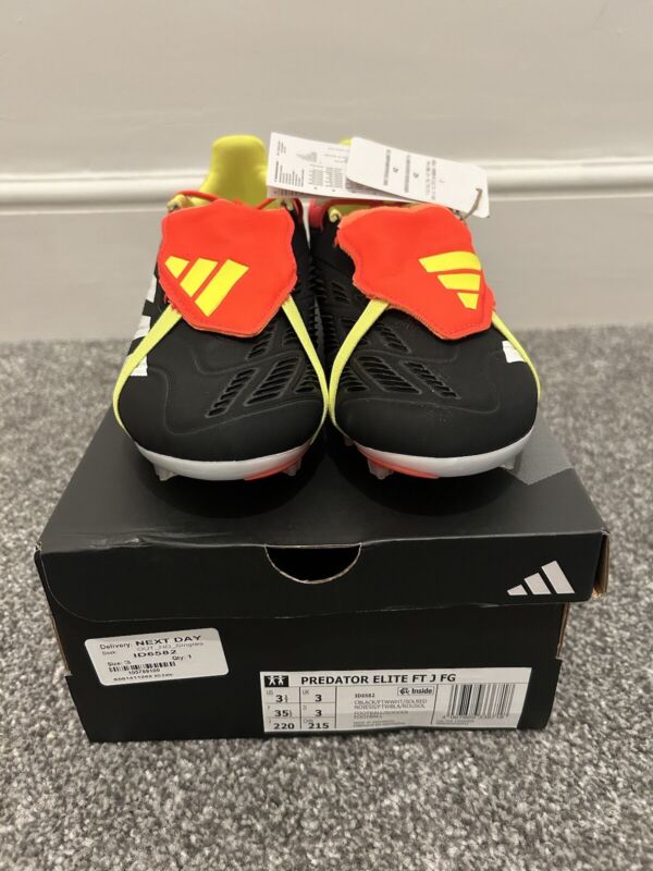 Adidas Kids Predator Elite Tongue Firm Ground Boots - Size UK3 for sale on Ebay