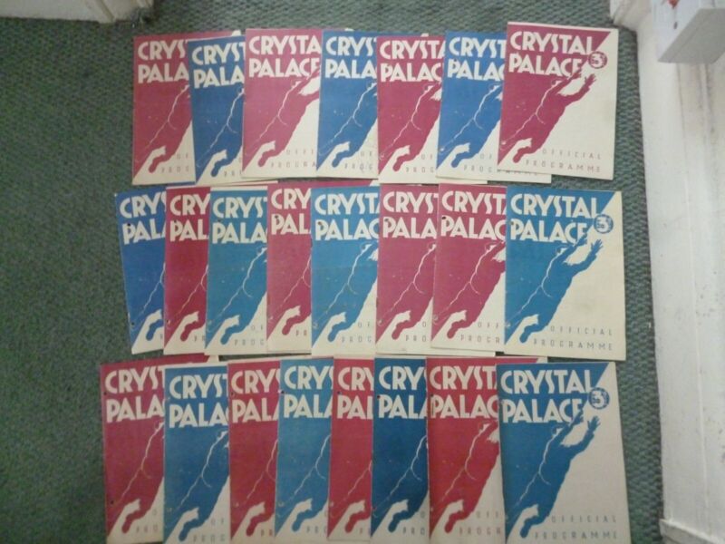 x23 - Crystal Palace 1952/53 Football Programmes Collection Job Lot 1950s for sale on Ebay