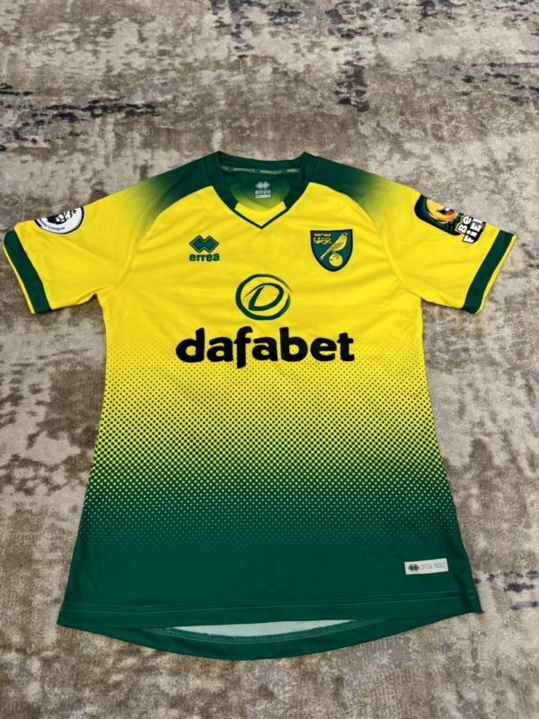 Norwich City Football Club Match Worn Todd Cantwell 14 Premier League Shirt for sale on Ebay