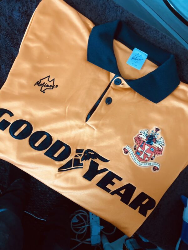 1993/94 WOLVES - MOLINEUX HOME FOOTBALL SHIRT (MEDIUM)-IMMACULATE! for sale on Ebay