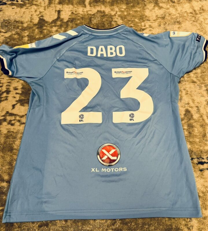 Coventry City  Football Club FANKATY DABO  23  Match Worn Shirt 2022/2023 for sale on Ebay