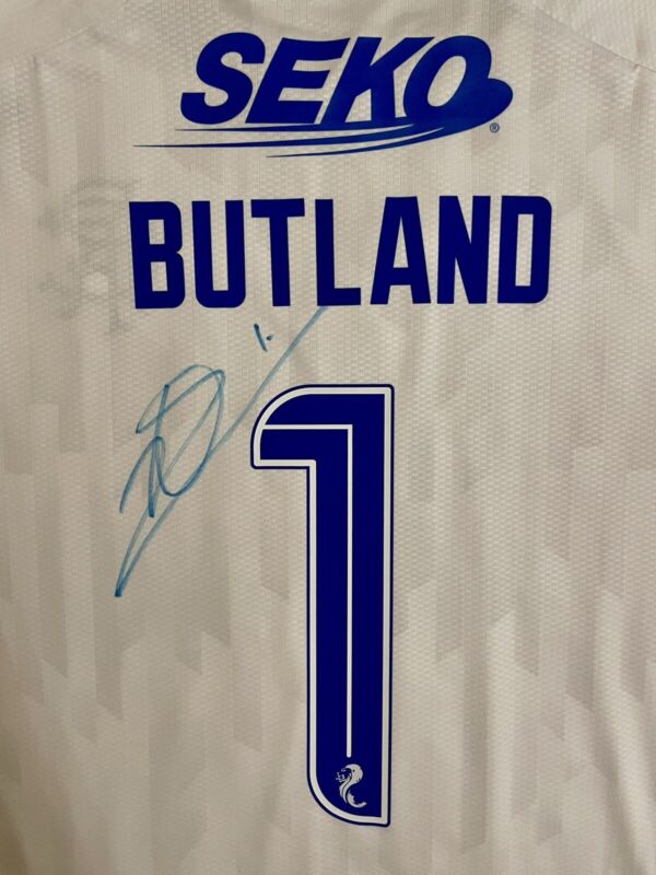 Rangers 23/24 Signed 3’rd Goalkeeper Shirt Jack Butland for sale on Ebay
