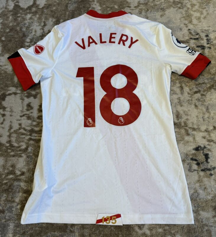 Southampton Football Club YAN VALERY 18  Match Issued Shirt 2020/2021 for sale on Ebay