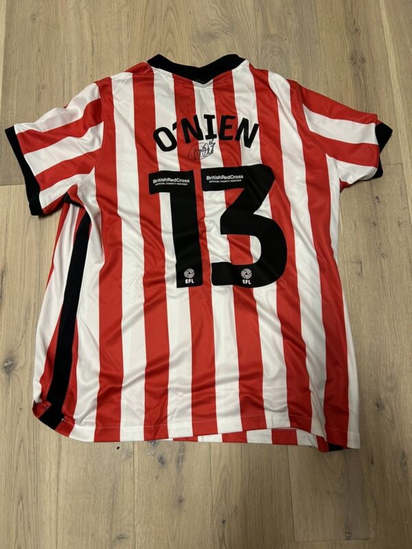 Signed Sunderland football shirt - Luke O’Nien for sale on Ebay