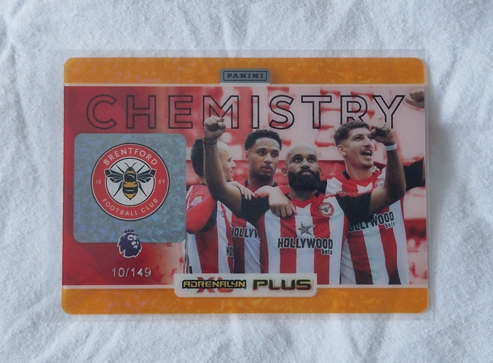 Brentford FC Chemistry Card Orange Parallel 10/149 PANINI ADRENALYN PLUS 2025 for sale on Ebay