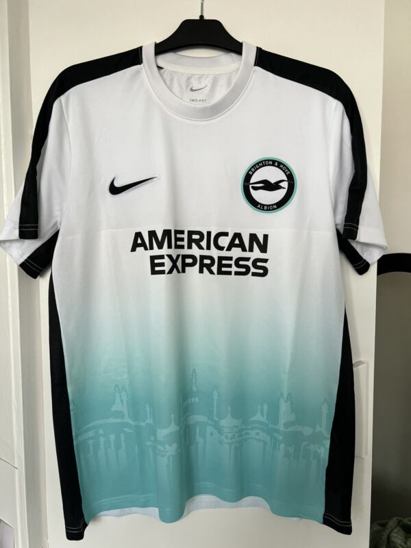GENUINE BRIGHTON AND HOVE ALBION EUROPA SHIRT *BRAND NEW NEVER WORN* SIZE M RARE for sale on Ebay
