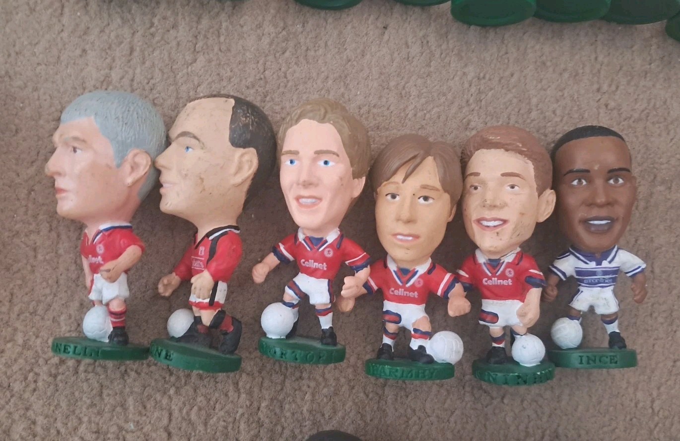 Middlesbrough Corinthians Figures Ince Ravenelli Stone Juninho And More for sale on Ebay