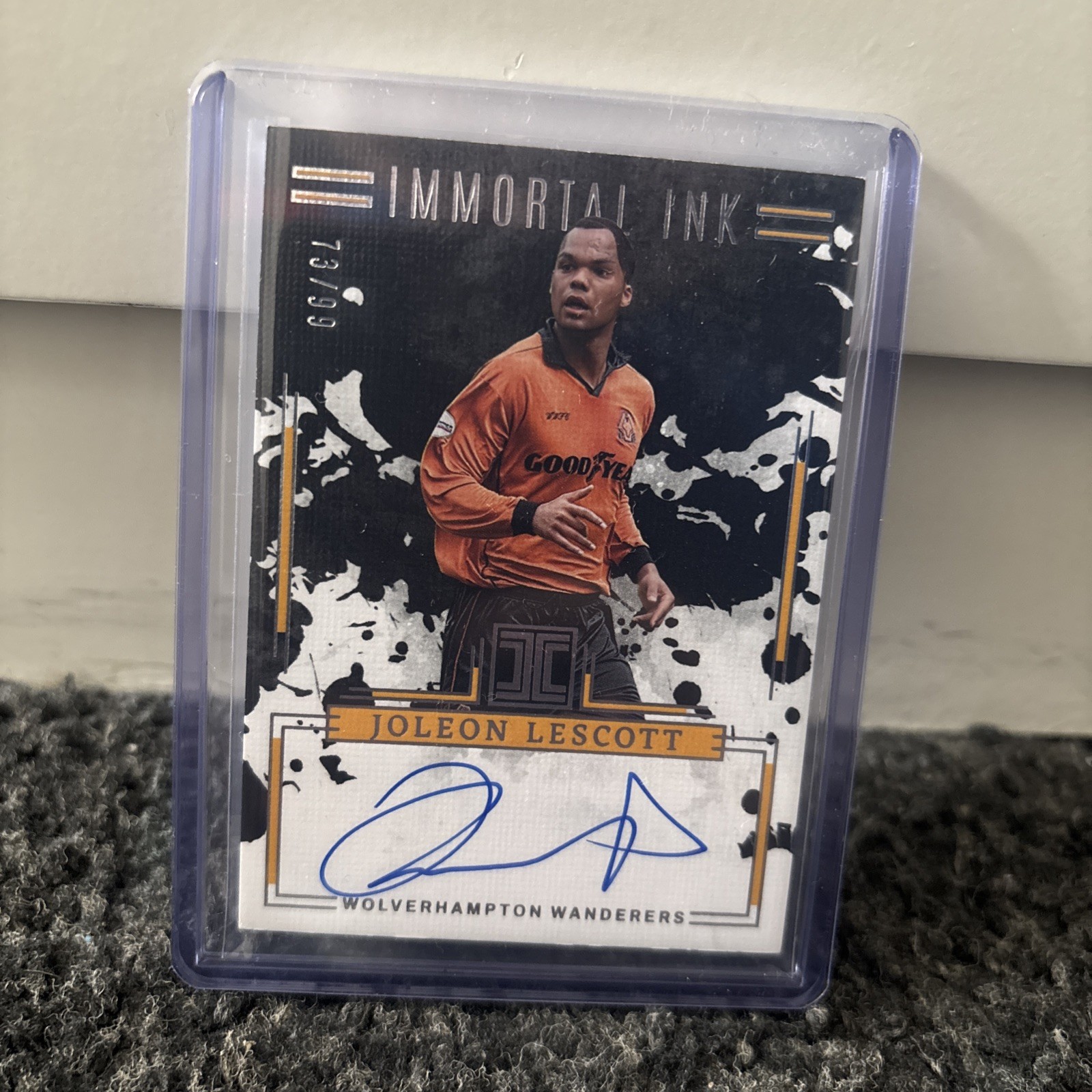 2024-25 Panini impeccable - Wolves Joleon Lescott Immortal Ink On Card Auto /99 for sale on Ebay