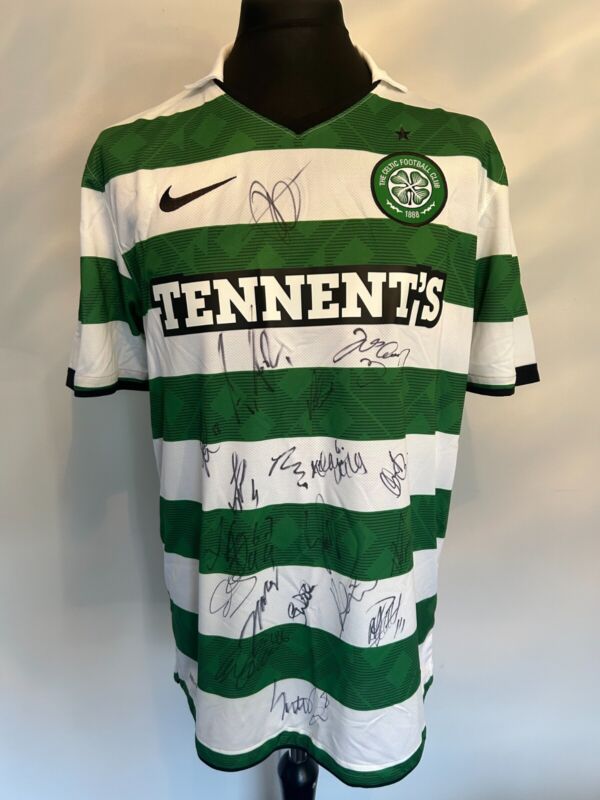 Signed CELTIC Jersey 2011/12 Squad OFFICIAL Club Release with COA CHARITY ITEM for sale on Ebay